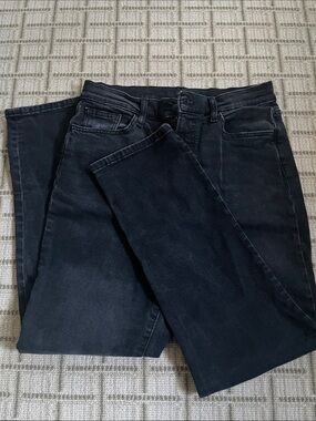 Joe's Jeans Black Straight-Leg Jeans